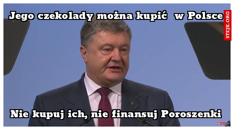 Jego czekolady można kupić  w Polsce