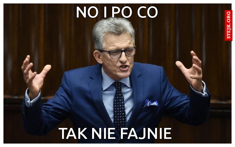 no i po co