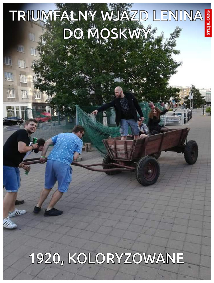Triumfalny wjazd Lenina do Moskwy