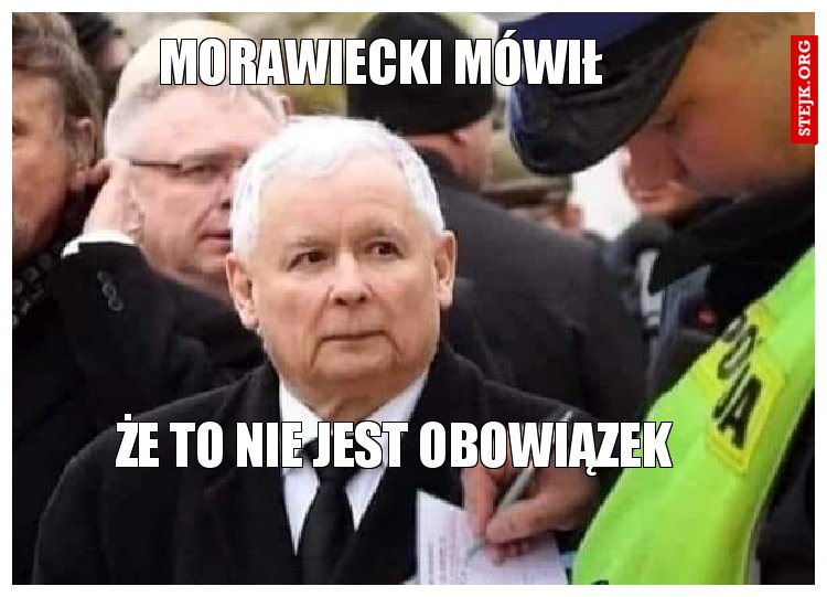 Morawiecki mówił