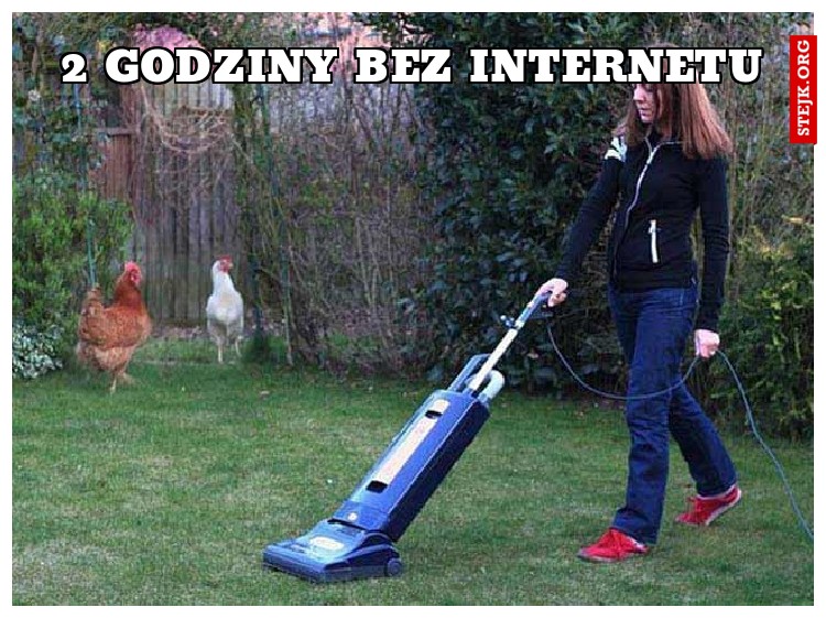 2 godziny bez internetu