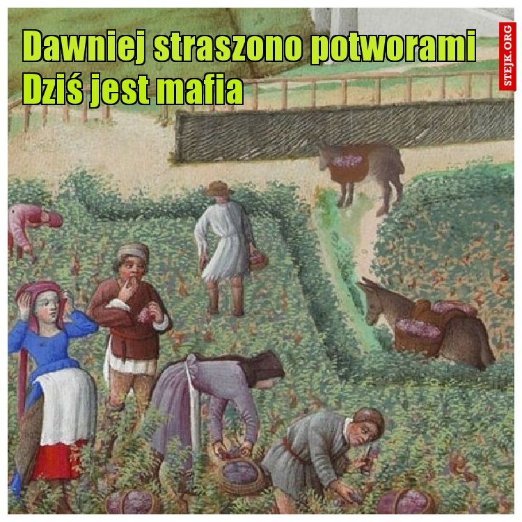 Dawniej straszono potworami