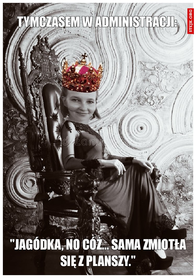 Tymczasem w administracji: