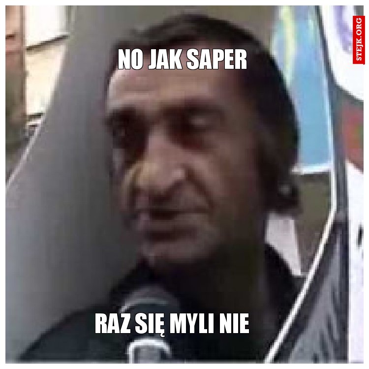 no jak saper