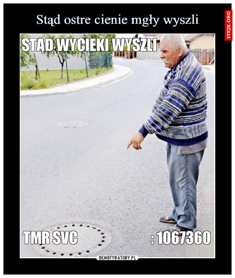 STĄÐ WYCIEKI WYSZLI