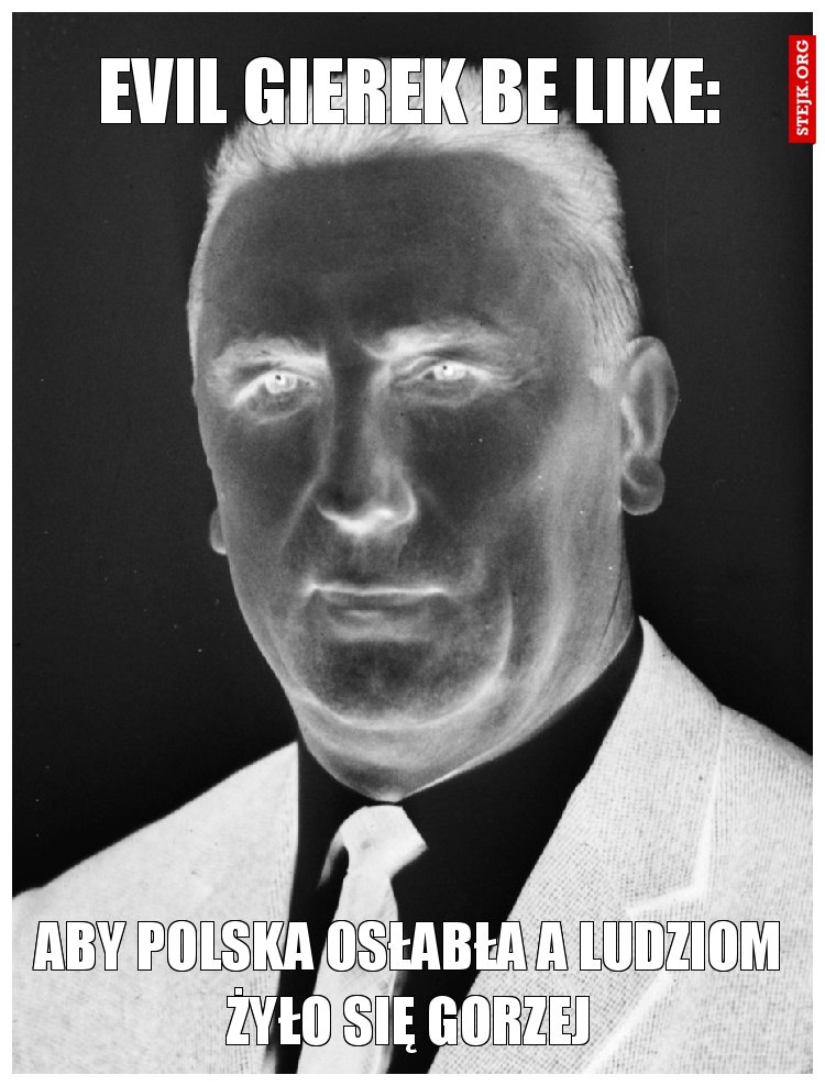 Evil Wałęsa be like:
