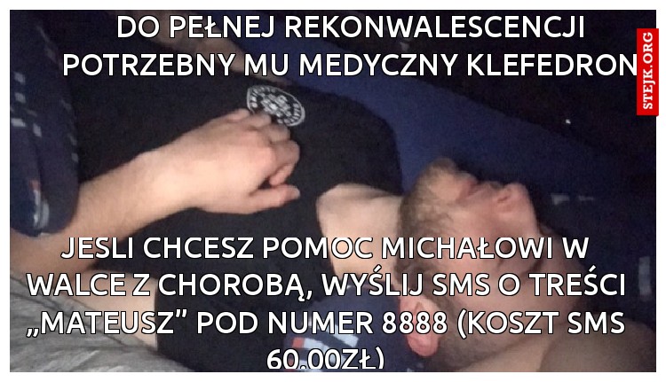 2 lata walczył z białaczką