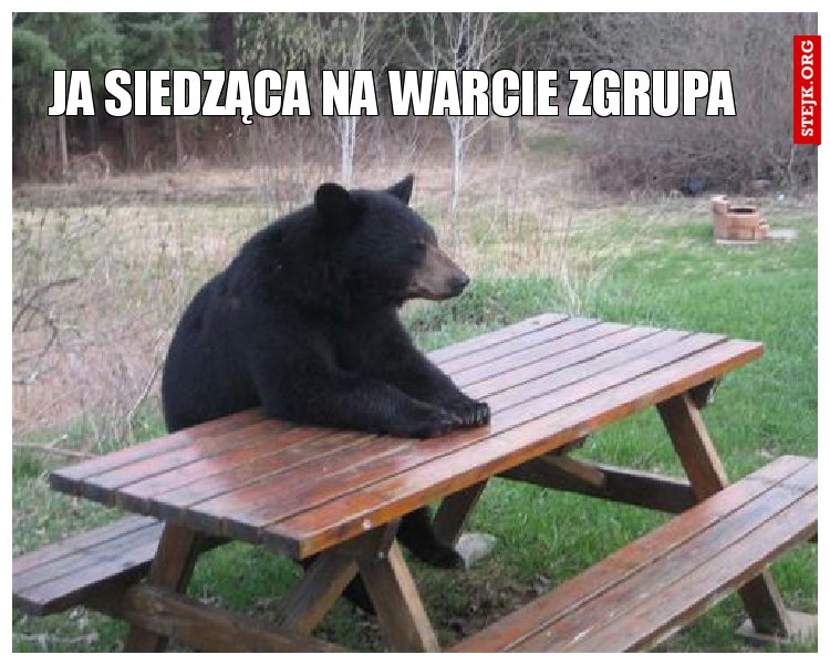 Ja siedząca na warcie zgrupa