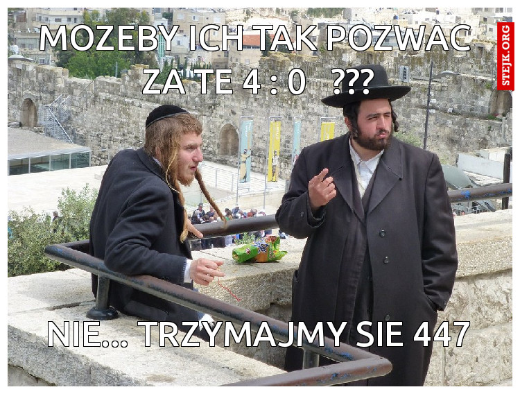 mozeby ich tak pozwac  za te 4 : 0   ???