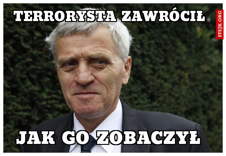 terrorysta zawrócił