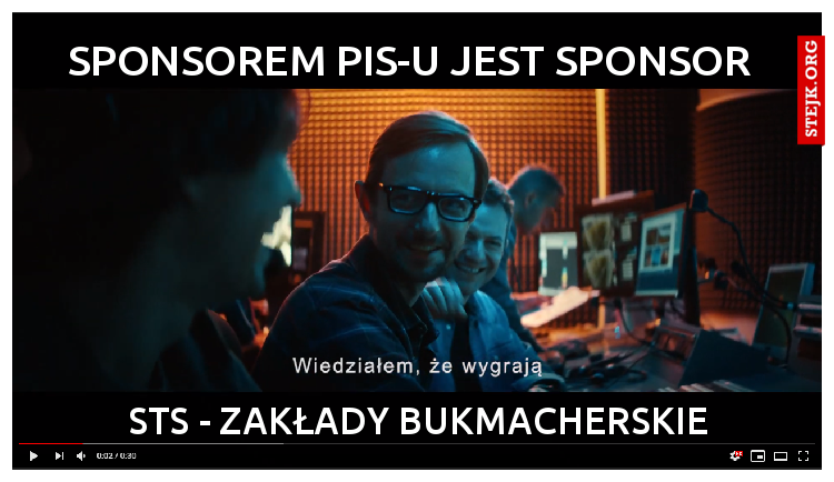 Sponsorem PiS-u jest sponsor