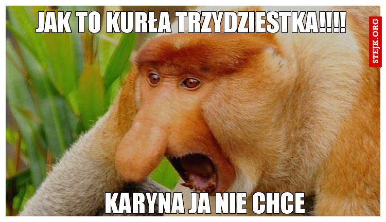 Jak to kurła trzydziestka!!!!