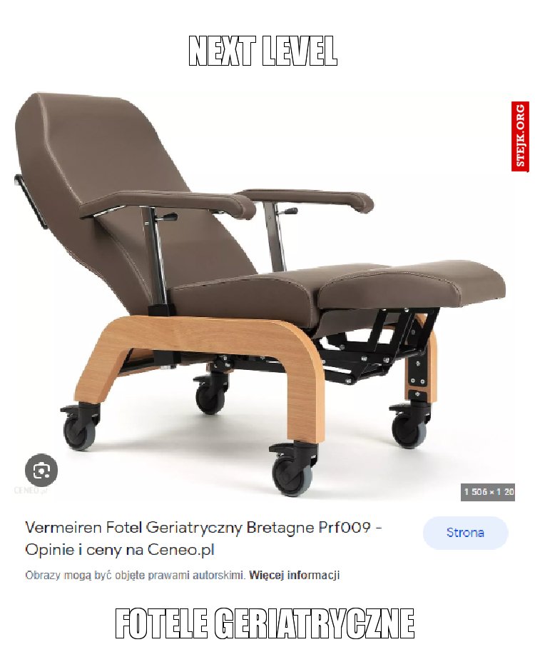 fotele geriatryczne