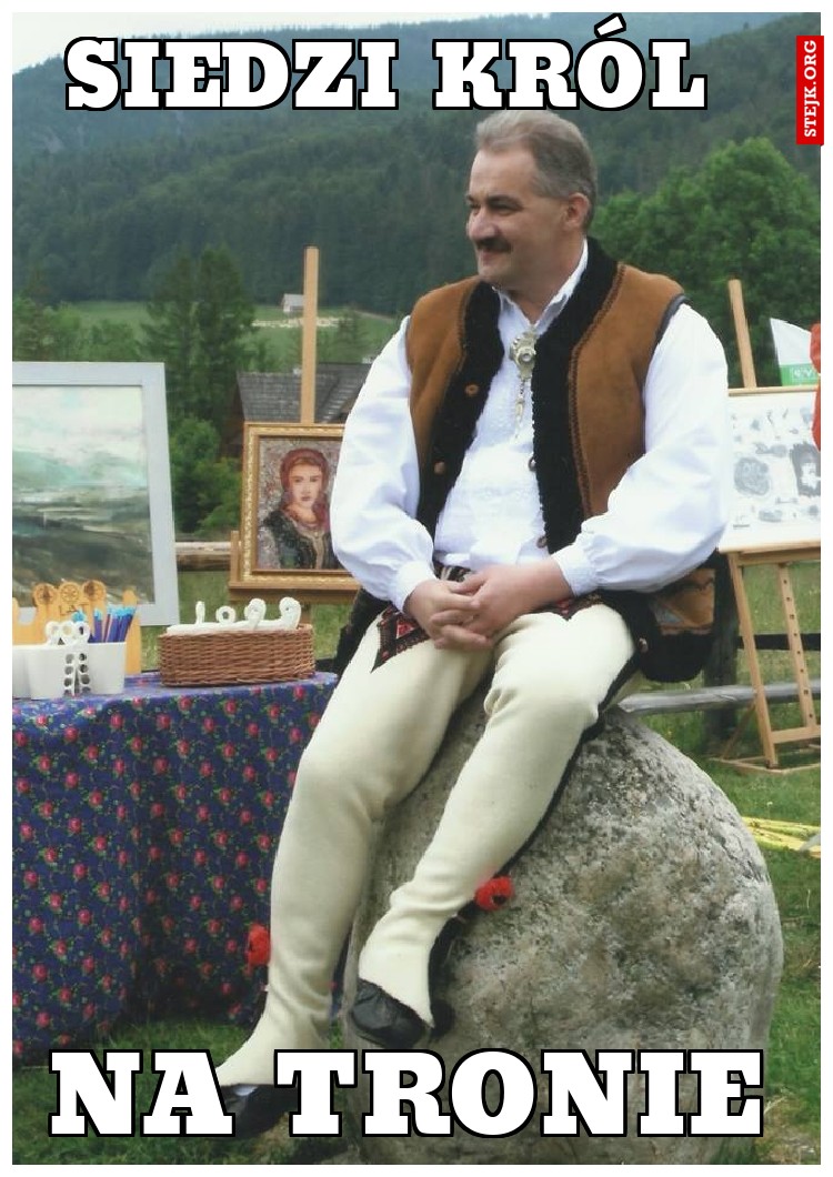 siedzi król
