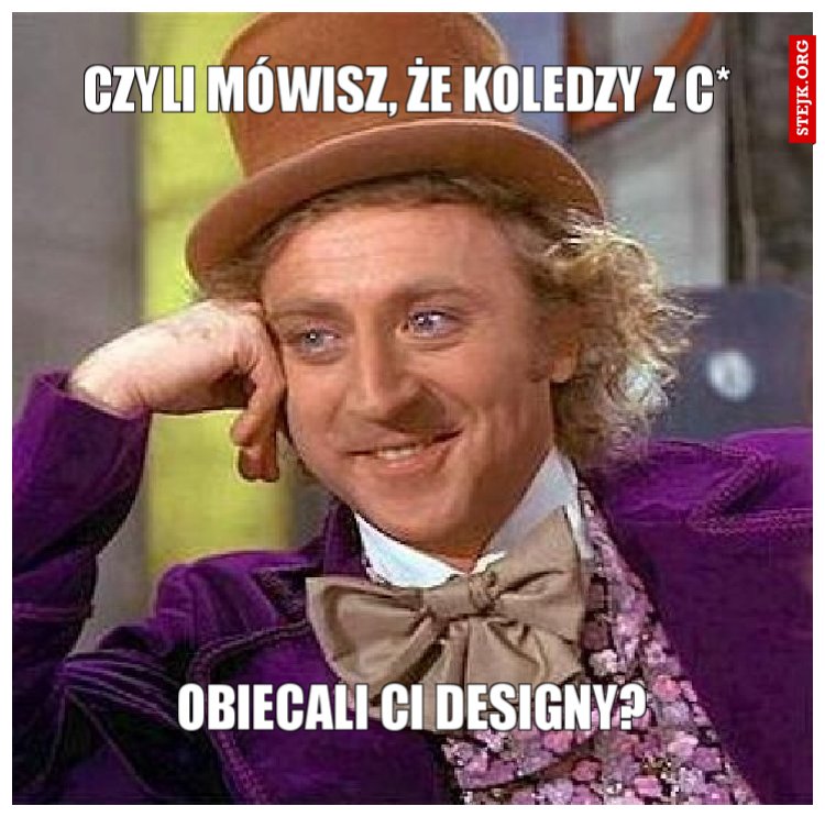 Czyli mówisz, że koledzy z C* 