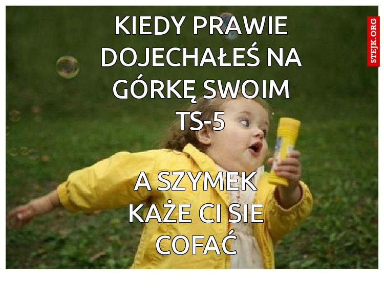 A szymek każe ci sie cofać