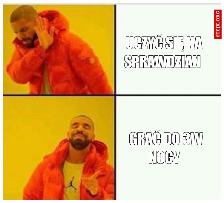 Uczyć się na sprawdzian 