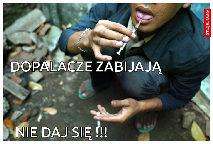 Dopalacze zabijają 