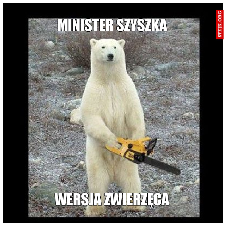 MINISTER SZYSZKA