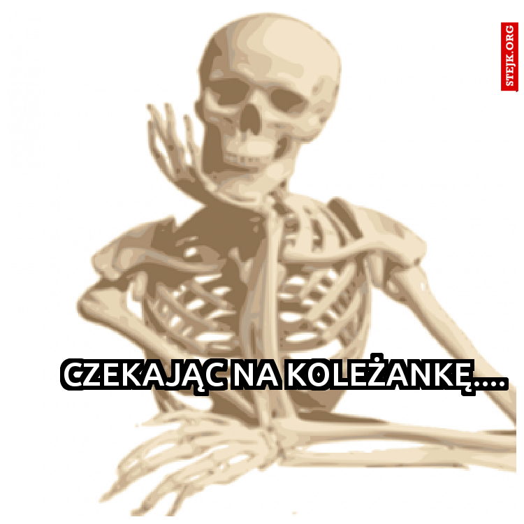 Czekając na koleżankę....