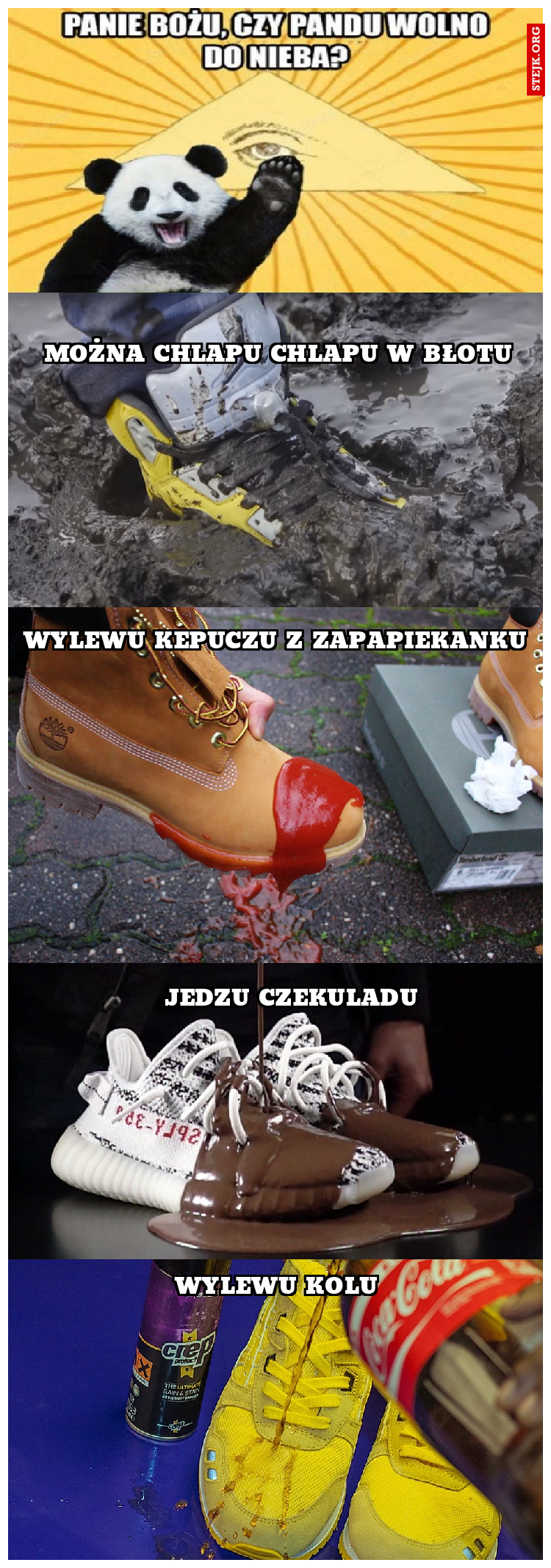 MOŻNA CHLAPU CHLAPU W BŁOTU