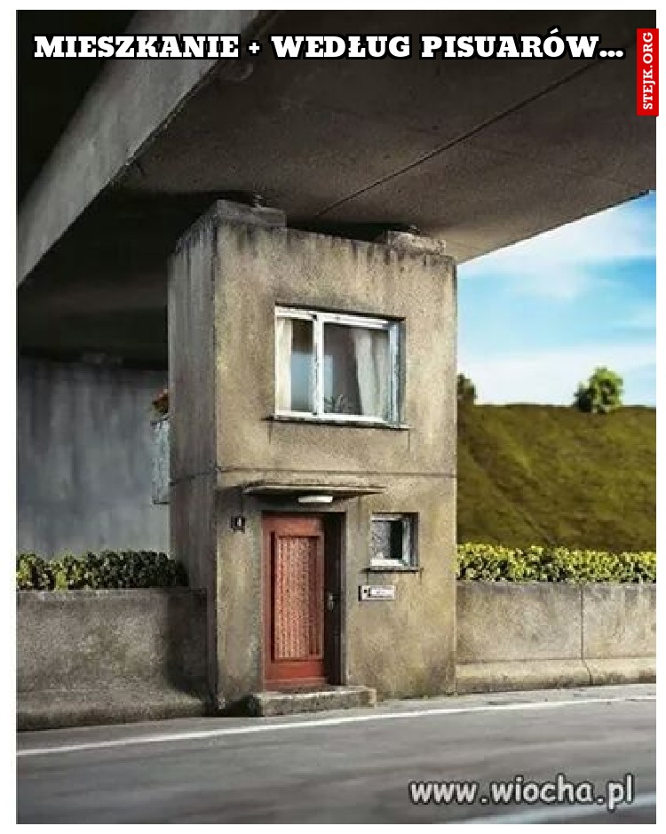 Mieszkanie   według pisuarów... 