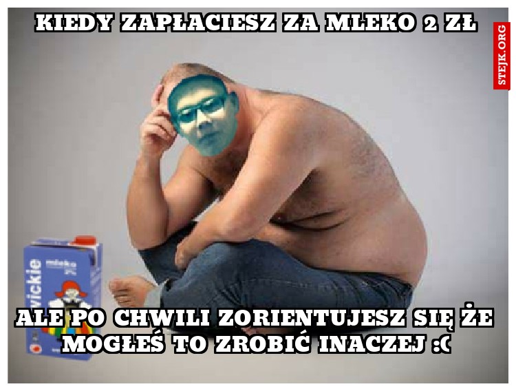 Kiedy zapłaciesz za mleko 2 zł