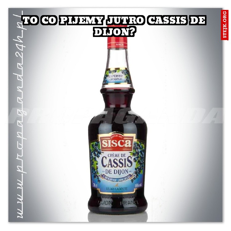 To co pijemy jutro Cassis de Dijon?