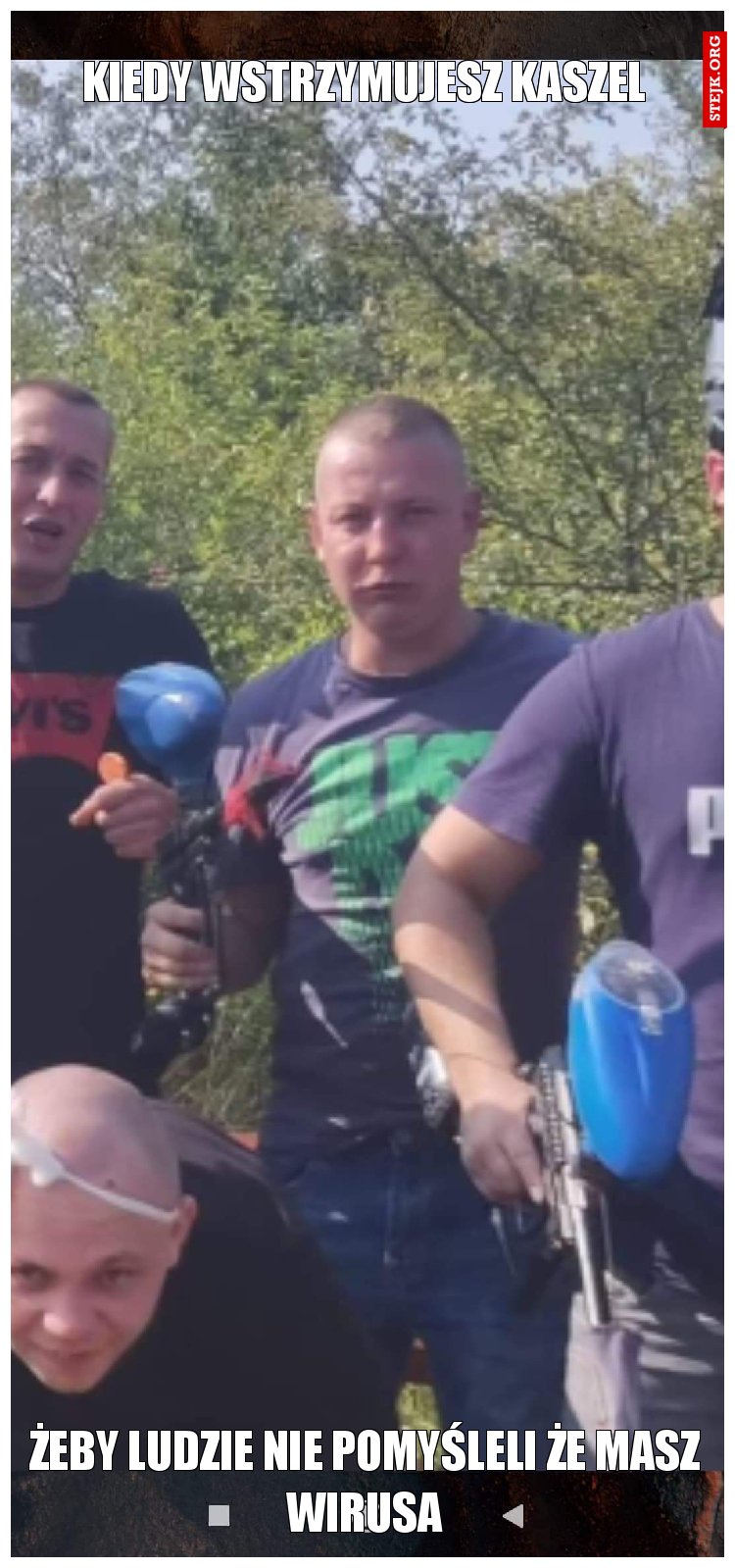 Kiedy wstrzymujesz kaszel