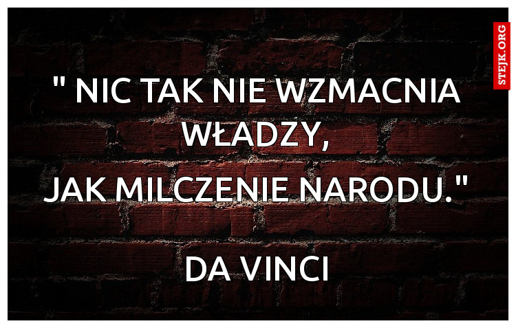 " nic tak nie wzmacnia władzy,