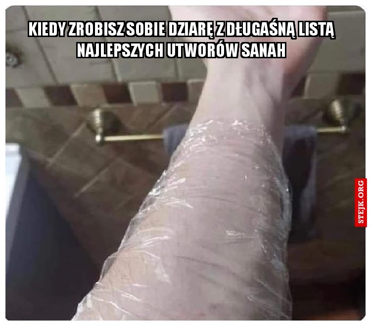 kiedy zrobisz sobie dziarę z długaśną listą najlepszych utworów sanah