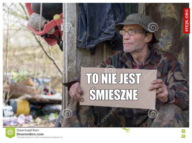 To nie jest śmieszne