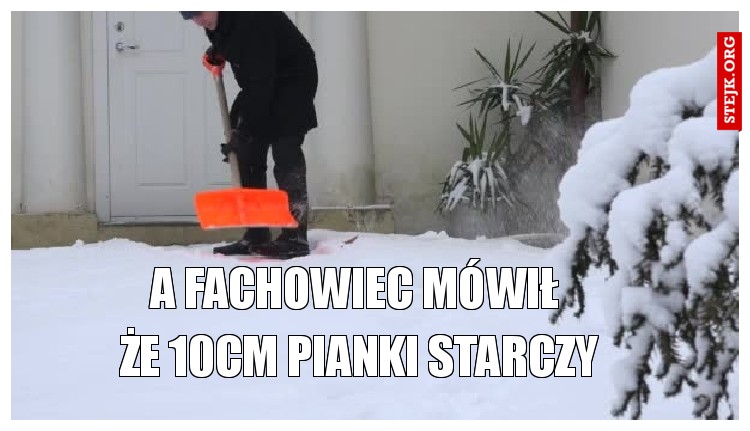 A FACHOWIEC MÓWIŁ