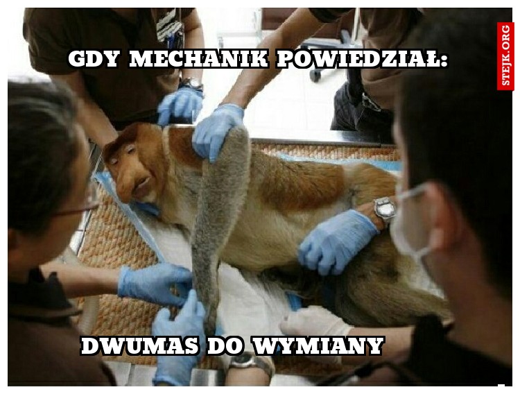 Gdy mechanik powiedział:
