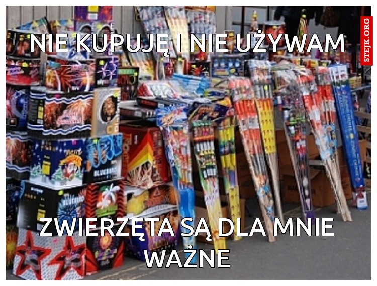 nie kupuję i nie używam