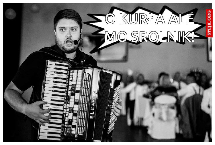 O kurła ale mo srolnik!