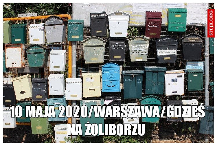 10 maja 2020/Warszawa/gdzieś na Żoliborzu 