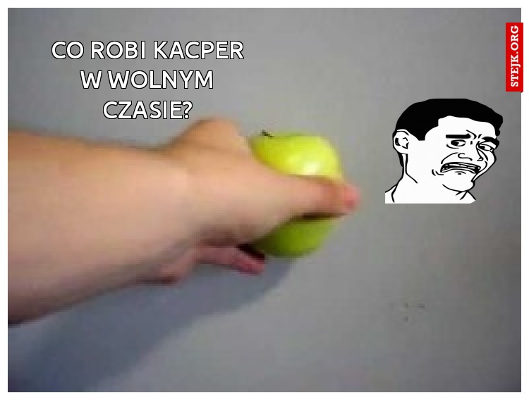 co robi kacper w wolnym czasie?