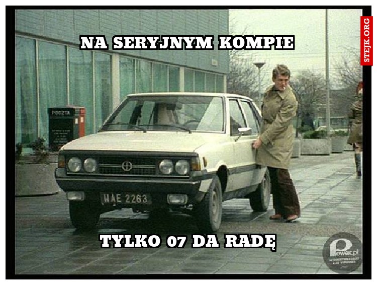 Na seryjnym kompie
