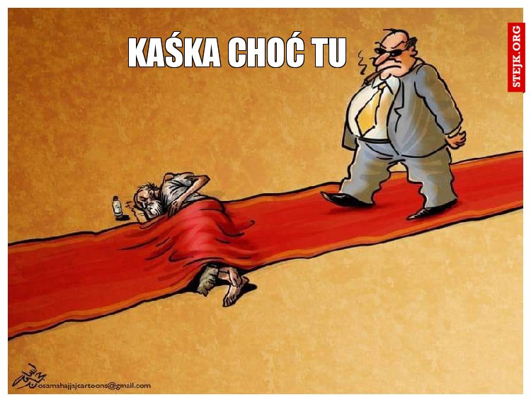 KAŚKA CHOĆ TU
