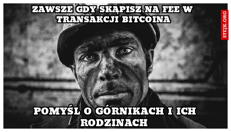 zawsze gdy skąpisz na fee w transakcji bitcoina
