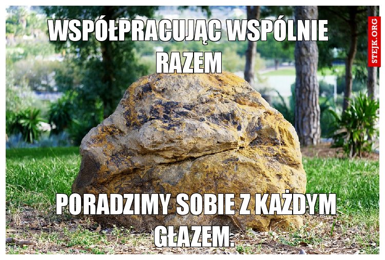 Współpracując wspólnie razem