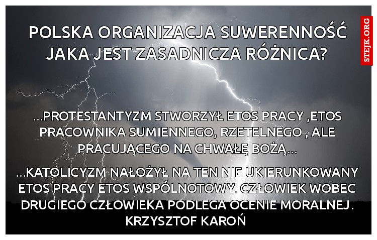 polska organizacja suwerenność jaka jest zasadnicza różnica?