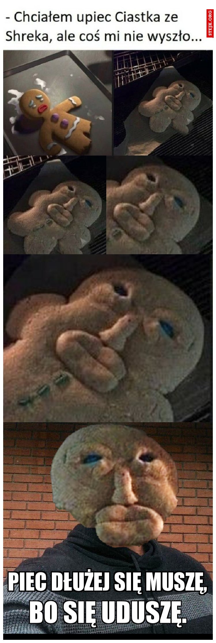 Piec dłużej się muszę,