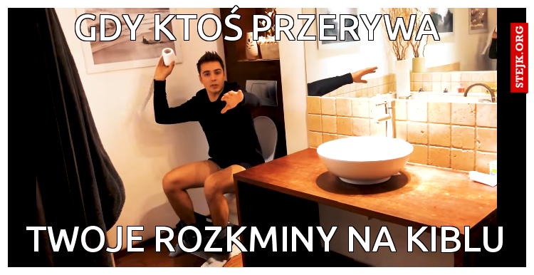 Gdy ktoś przerywa  
