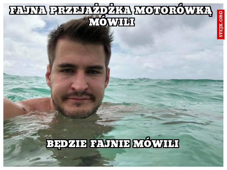 Fajna przejażdżka motorówką mówili