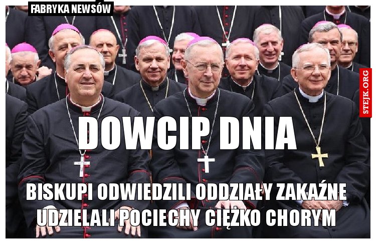 Biskupi odwiedzili oddziały zakaźne udzielali pociechy ciężko chorym