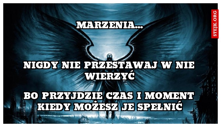 marzenia...