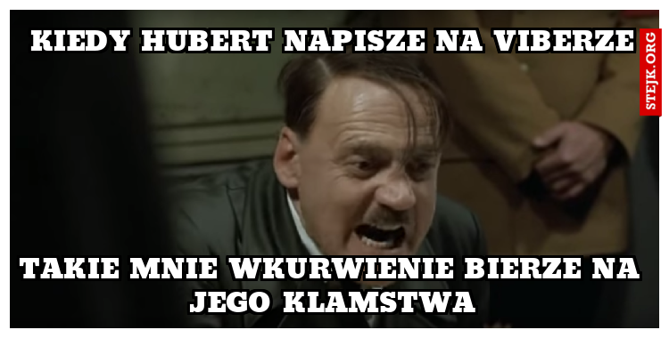 Kiedy Hubert napisze na viberze
