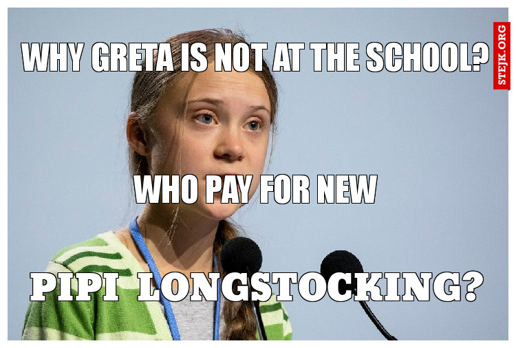 why greta is not at the school?